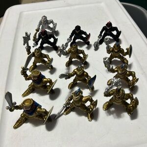 Fisher-Price Gold and Black Knight Action Figure Lot